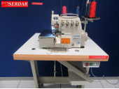 EINE PLATZSPARENDE L&Ouml;SUNG Sie k&ouml;nnen alle Overlockmaschinen und Blindstichmaschinen mit KLEINE Tischplatten bestellen (sowie Abbildung) 60x55cm (60cm Breite x 55cm Tiefe)