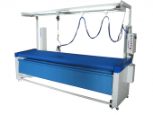 Primula Moto Deco 3000 Gardinenbügeltisch Bügeltisch für Gardinen und Vorhänge 300x55 cm rollbare Bügelfäche